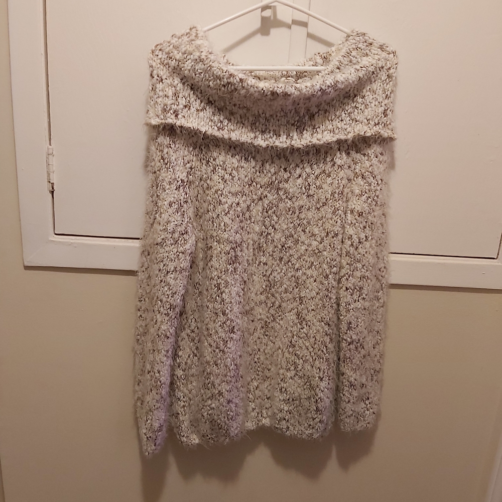 Cozy Off-Shoulder Knit Sweater